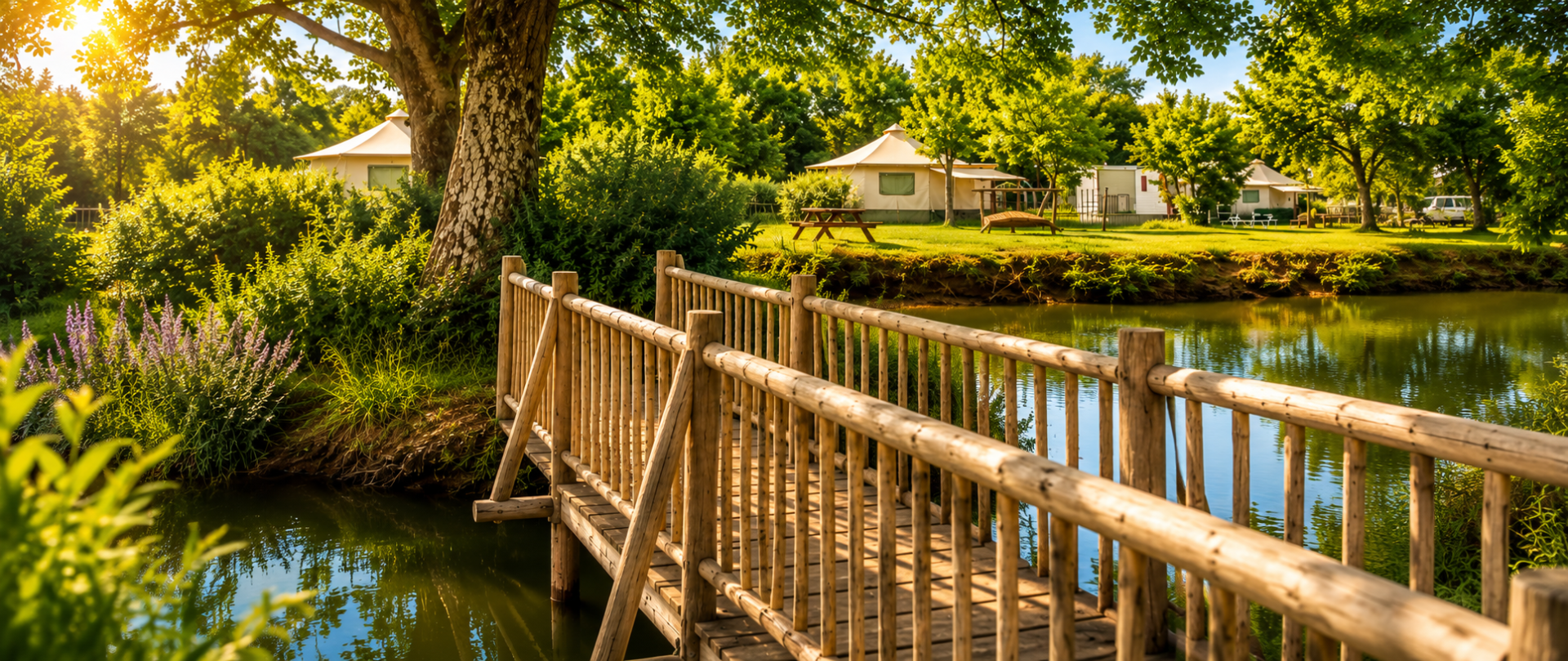 Camping La Vie : D Passerelle