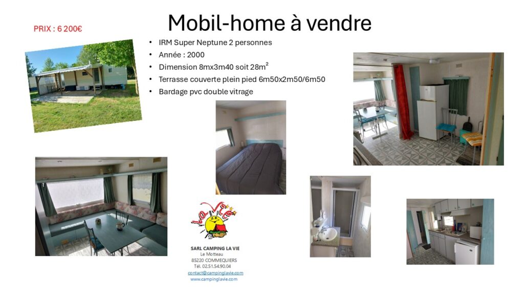 Camping La Vie : Vente 137