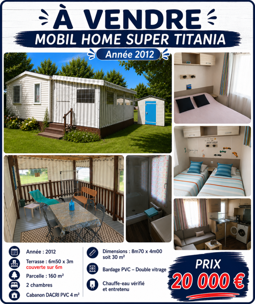 Camping La Vie : Mobil Home Vendée